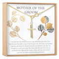 Mother of the Groom Infinity Cross Necklace Gold