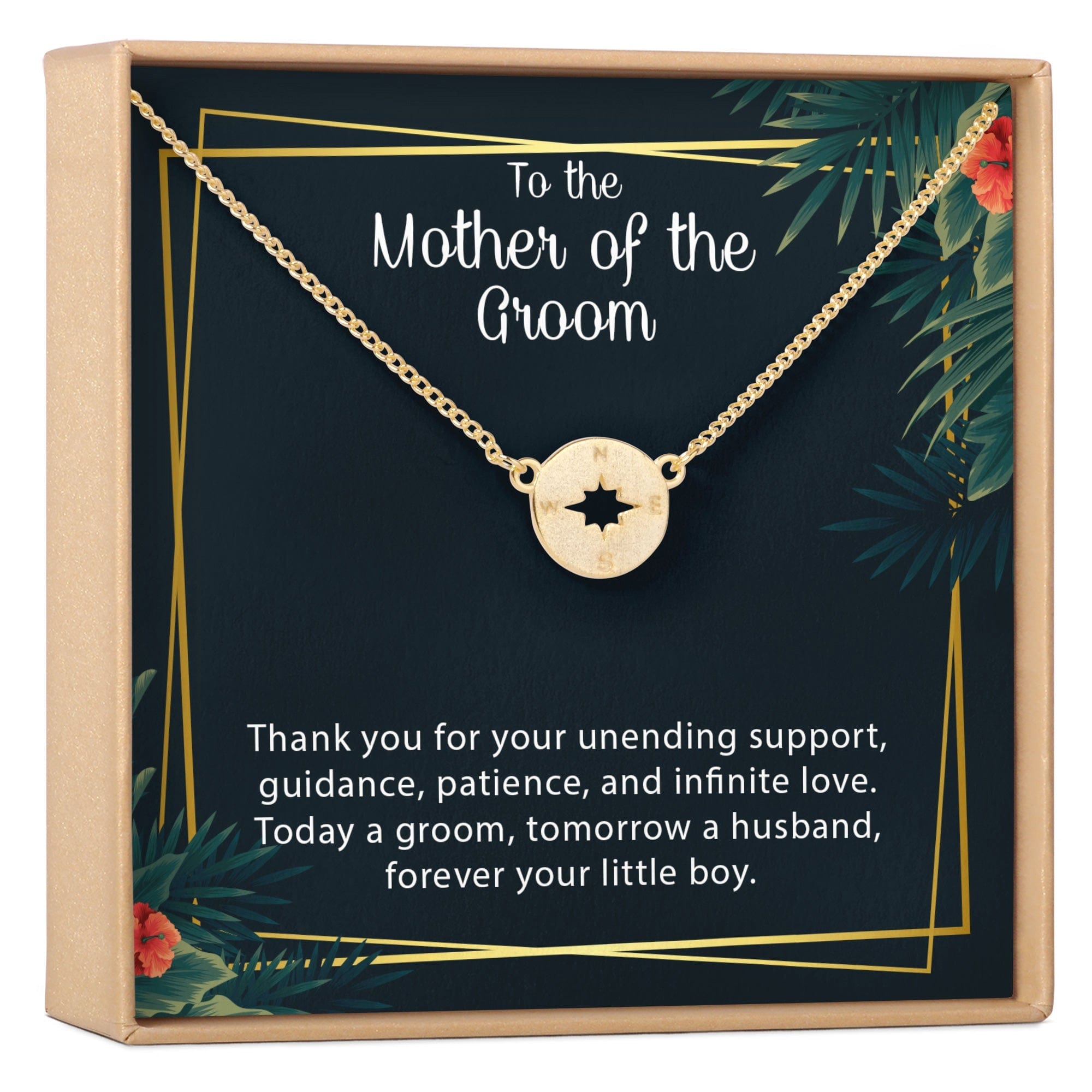 Mother of the Groom Necklace Gold