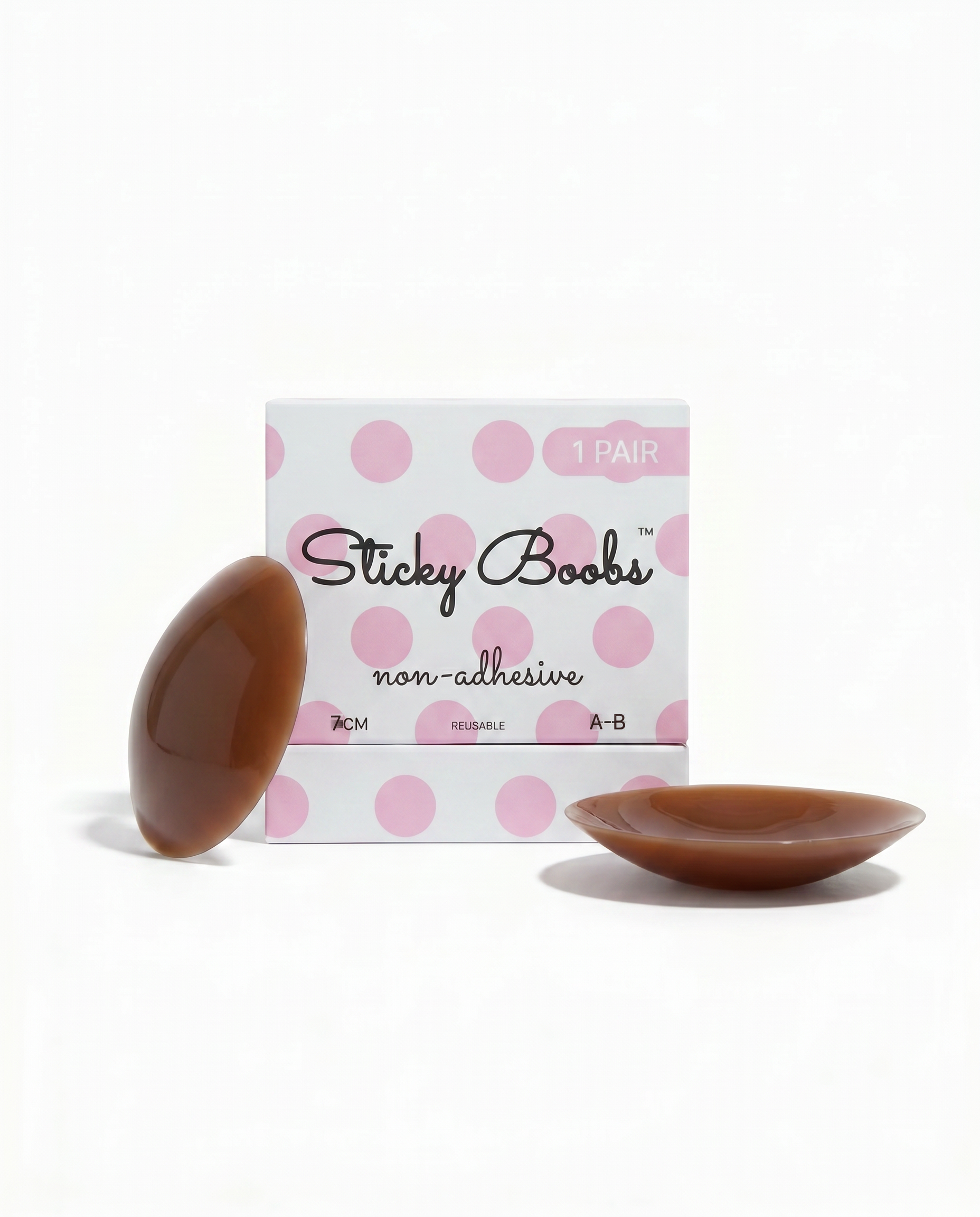 Non-Adhesive Nipple Covers Dark Cup Size A-B