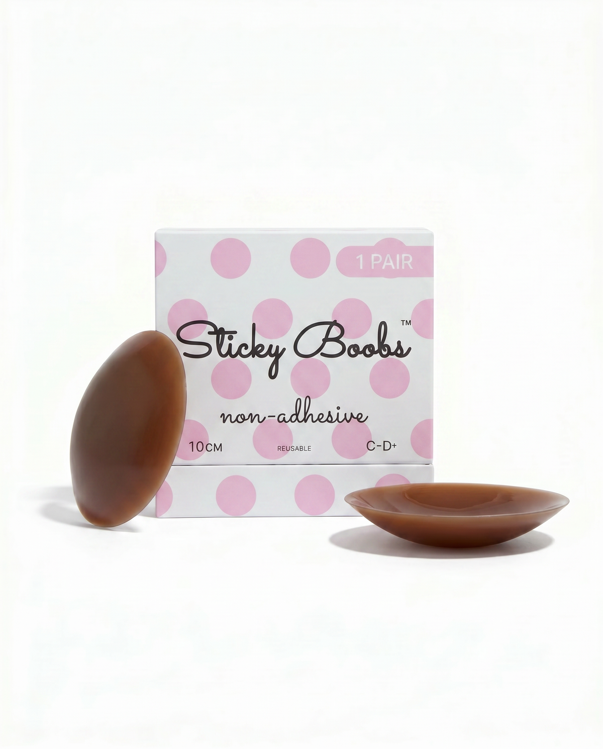 Non-Adhesive Nipple Covers Dark Cup Size C-D+