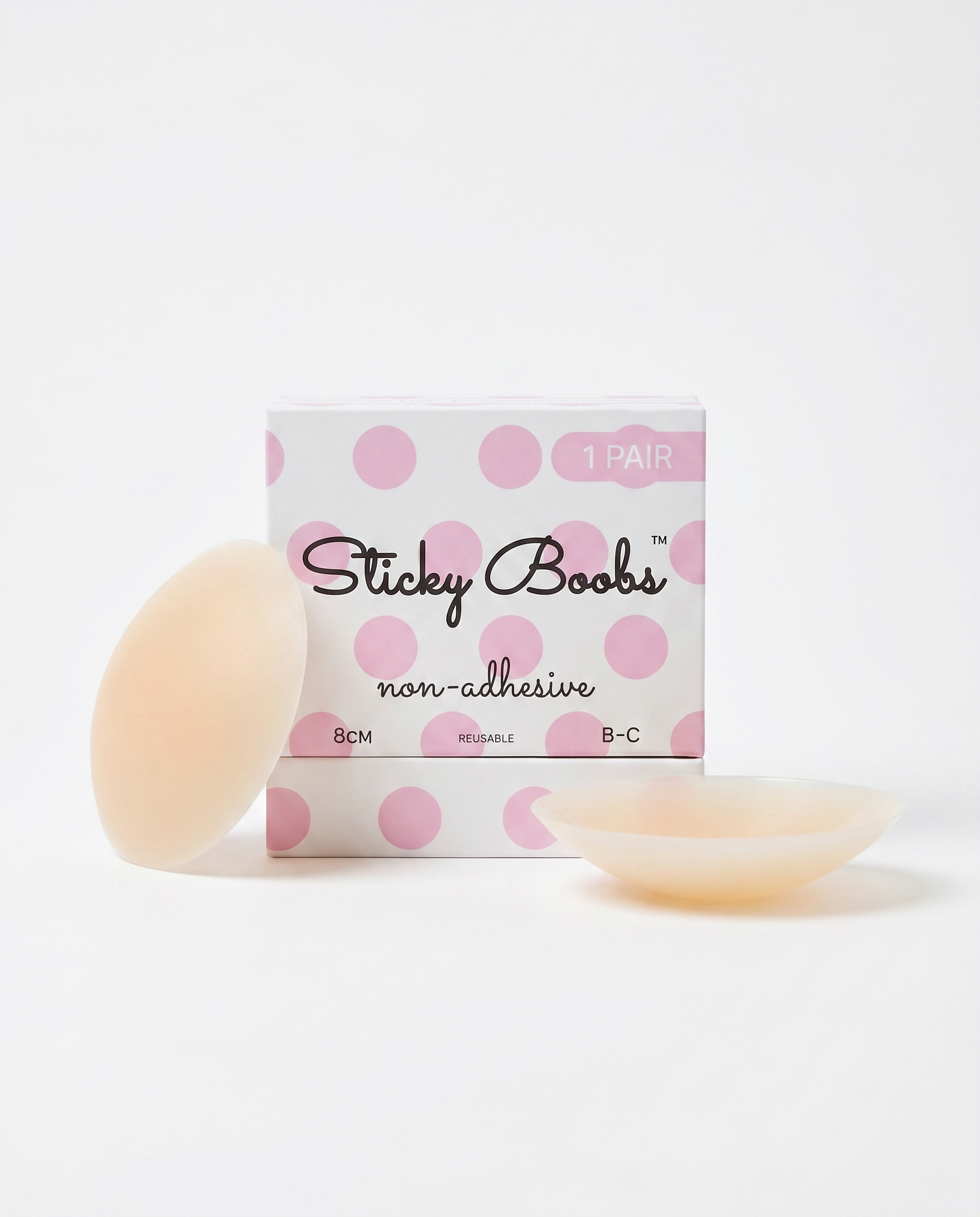 Non-Adhesive Nipple Covers Light Cup Size B-C