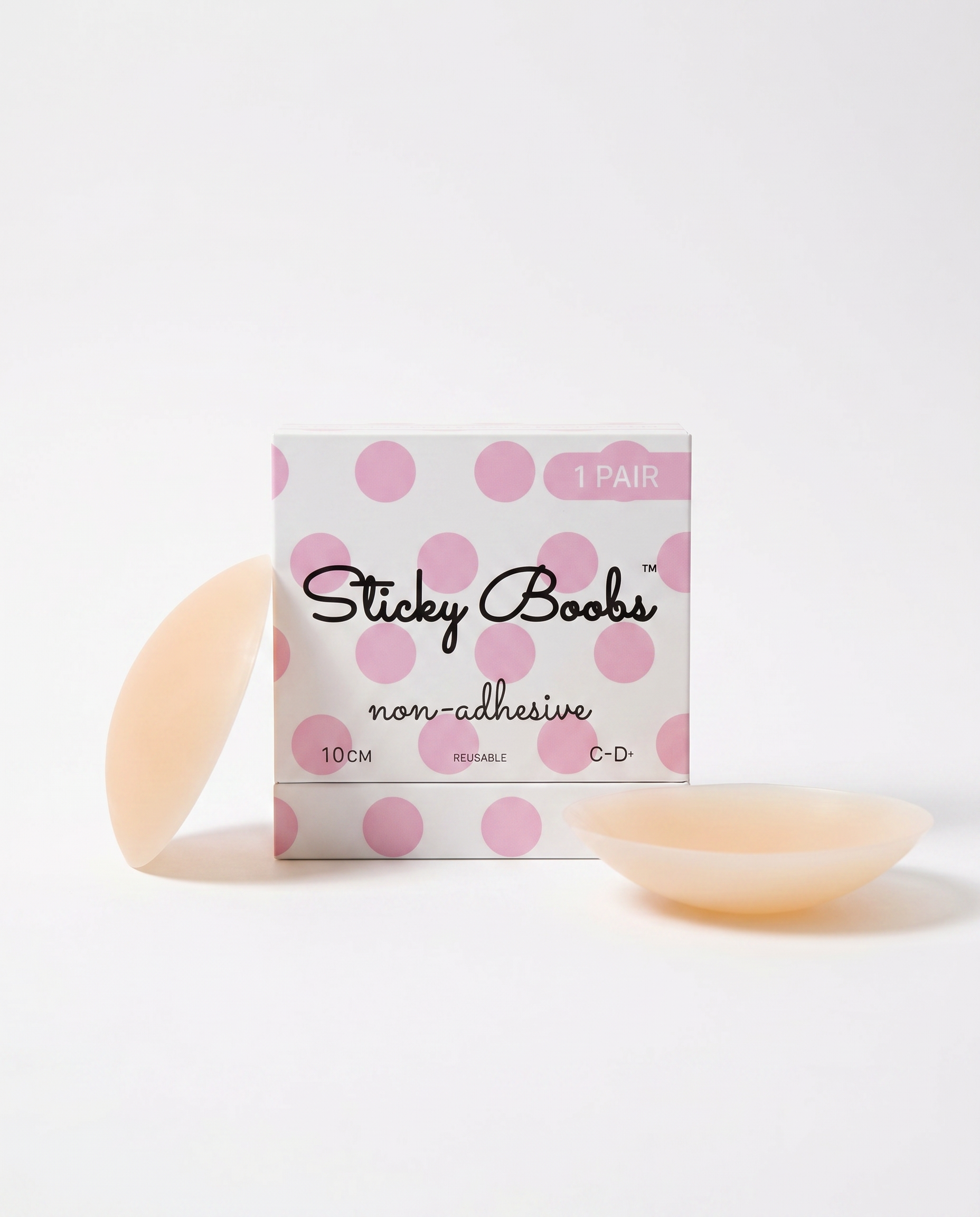 Non-Adhesive Nipple Covers Light Cup Size C-D+
