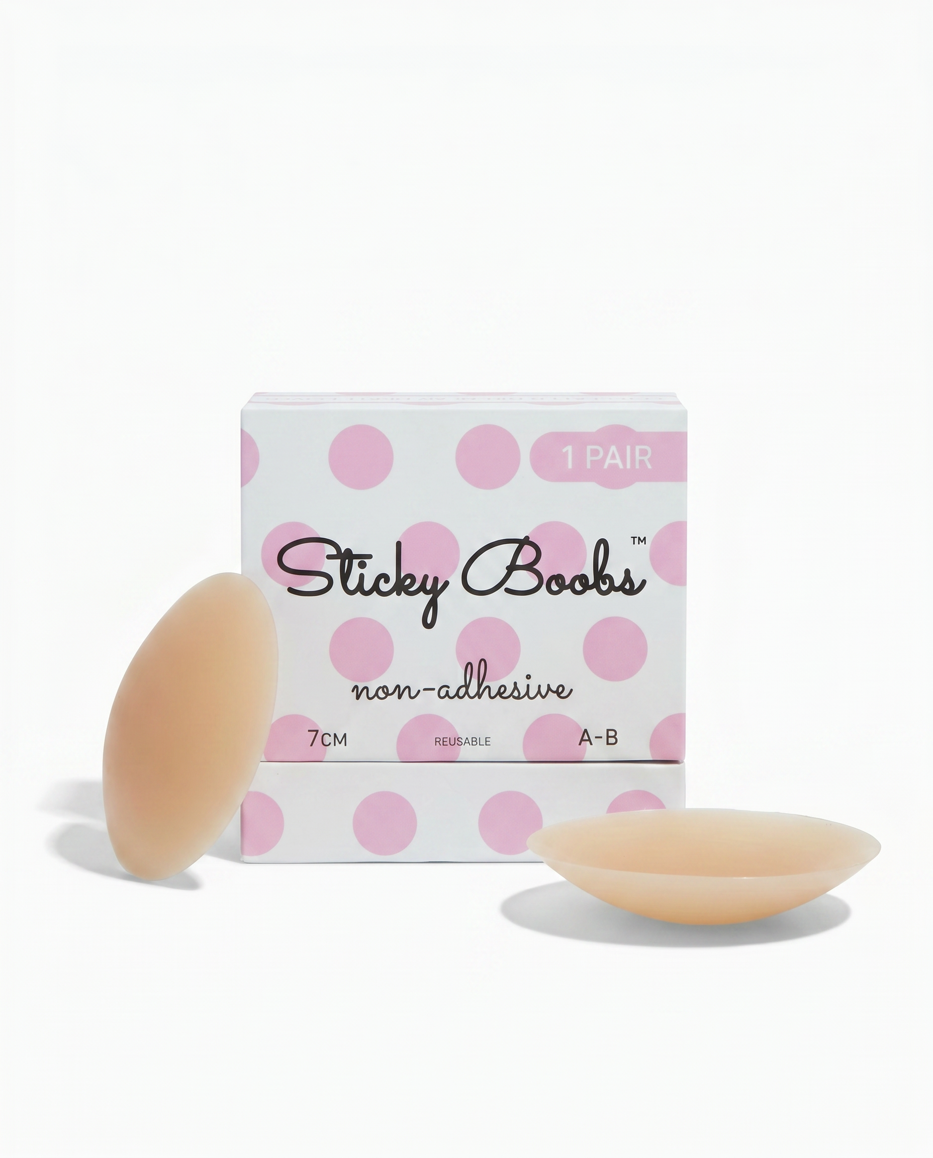 Non-Adhesive Nipple Covers Tan Cup Size A-B