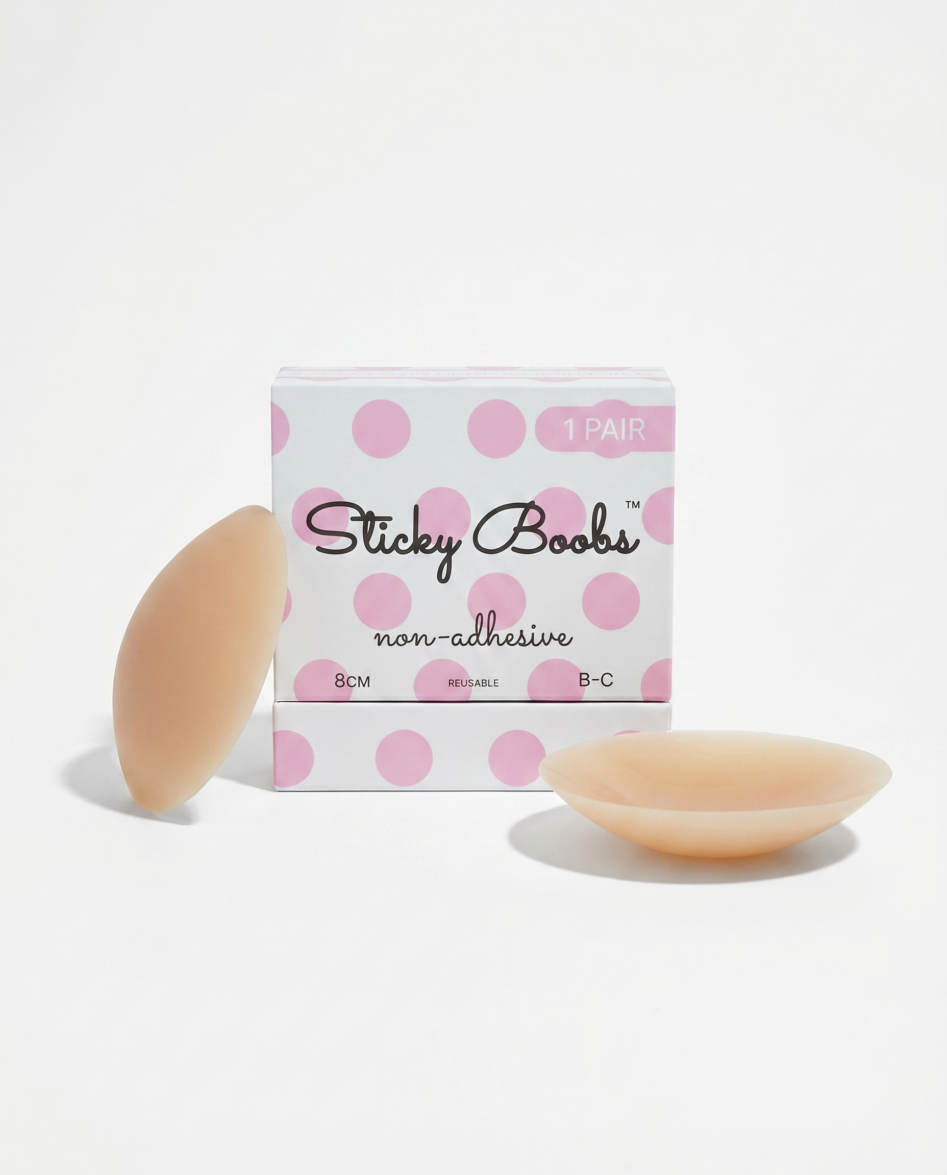 Non-Adhesive Nipple Covers Tan Cup Size B-C