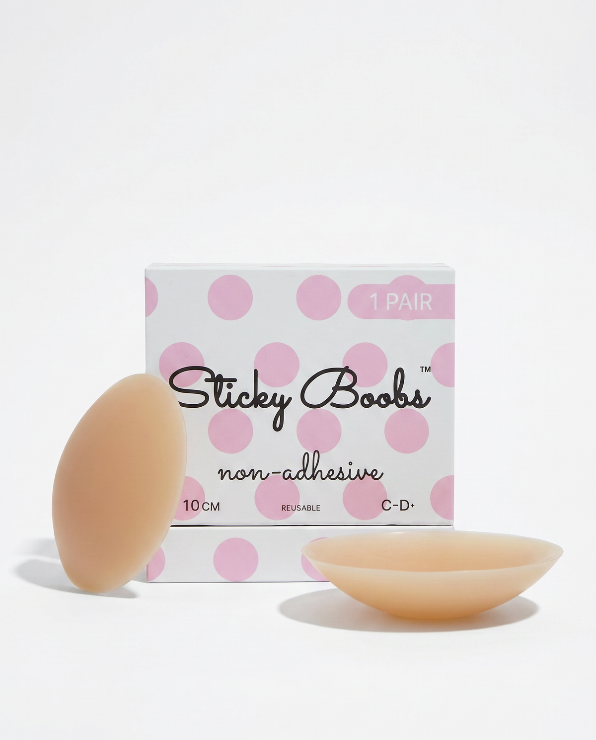 Non-Adhesive Nipple Covers Tan Cup Size C-D+