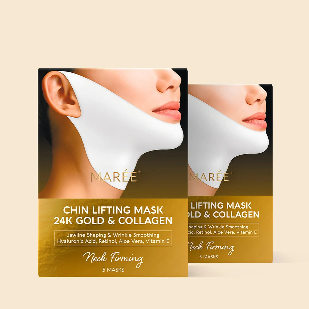 24K Gold Chin & Jawline Lifting Mask 2 items - Good choice