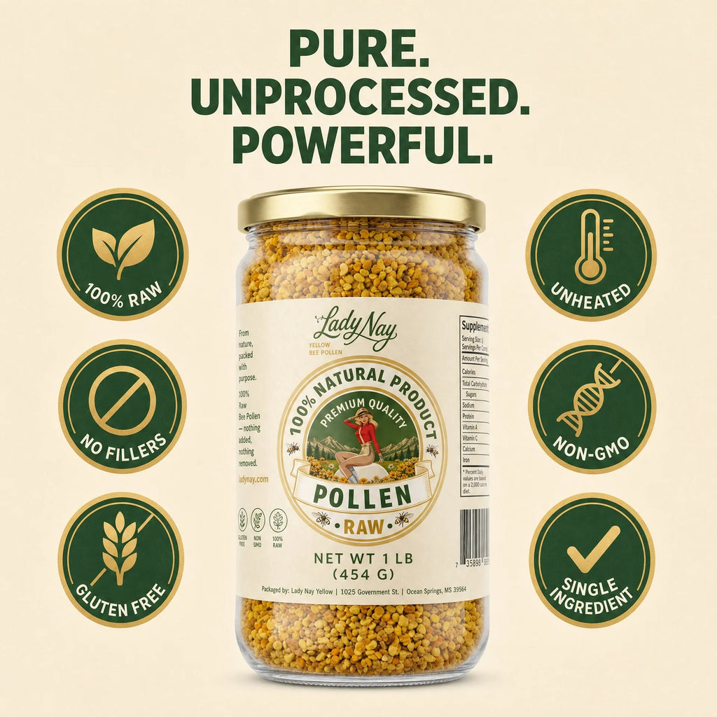 Honeymakers Raw Bee Pollen Granules by The Lady May – 100% Pure, Unheated – Non-GMO, Gluten-Free, Rich in Protein & Antioxidants (24 oz)