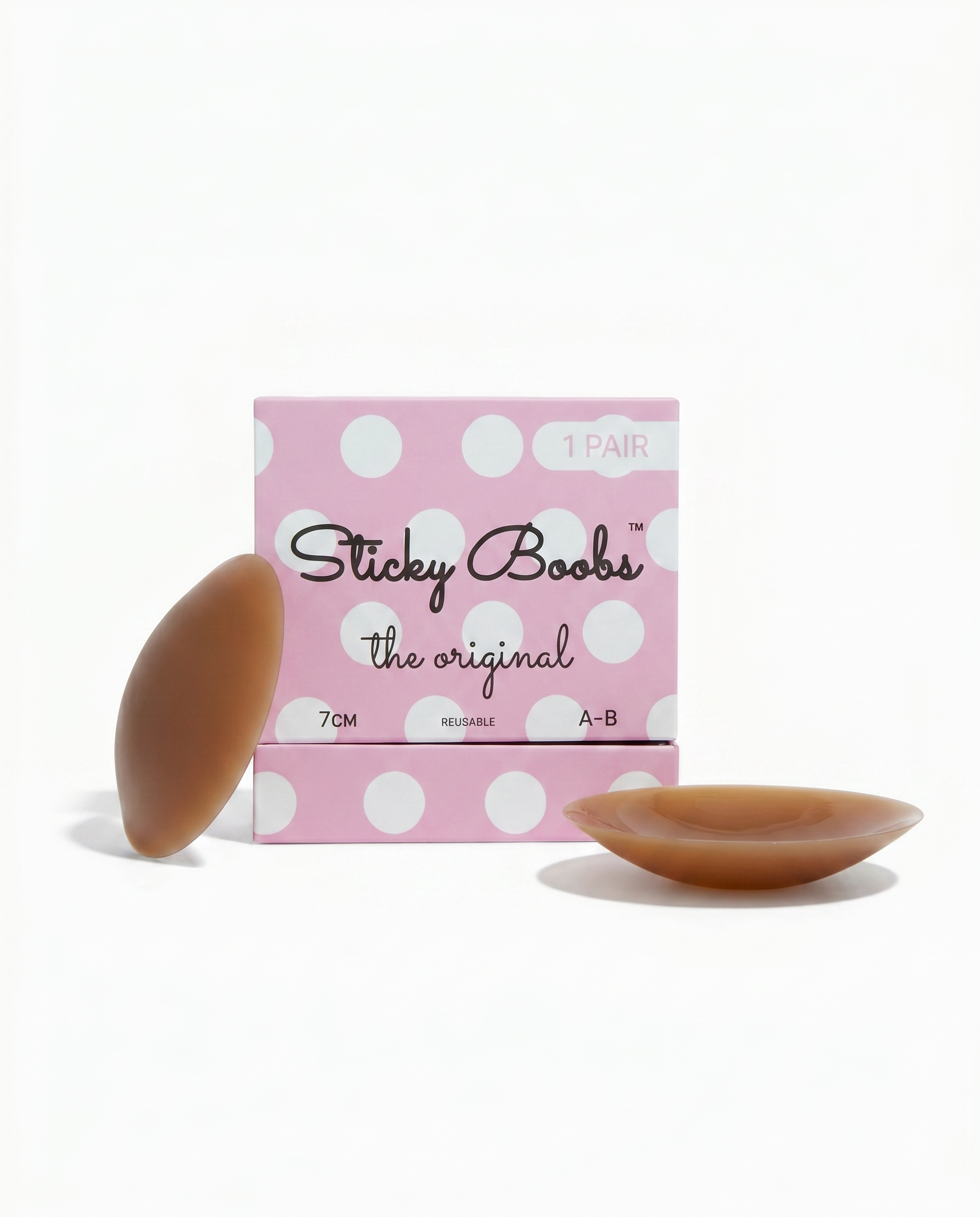 The Original Sticky Boobs Dark Cup Size A-B