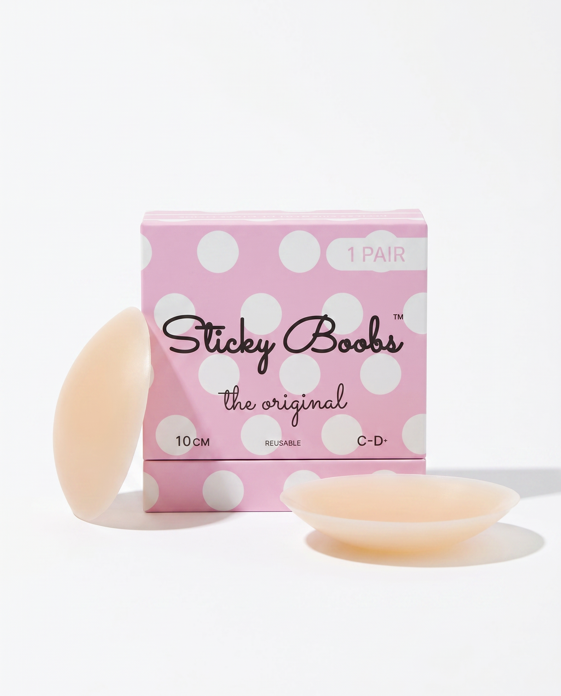 The Original Sticky Boobs Light Cup Size C-D+