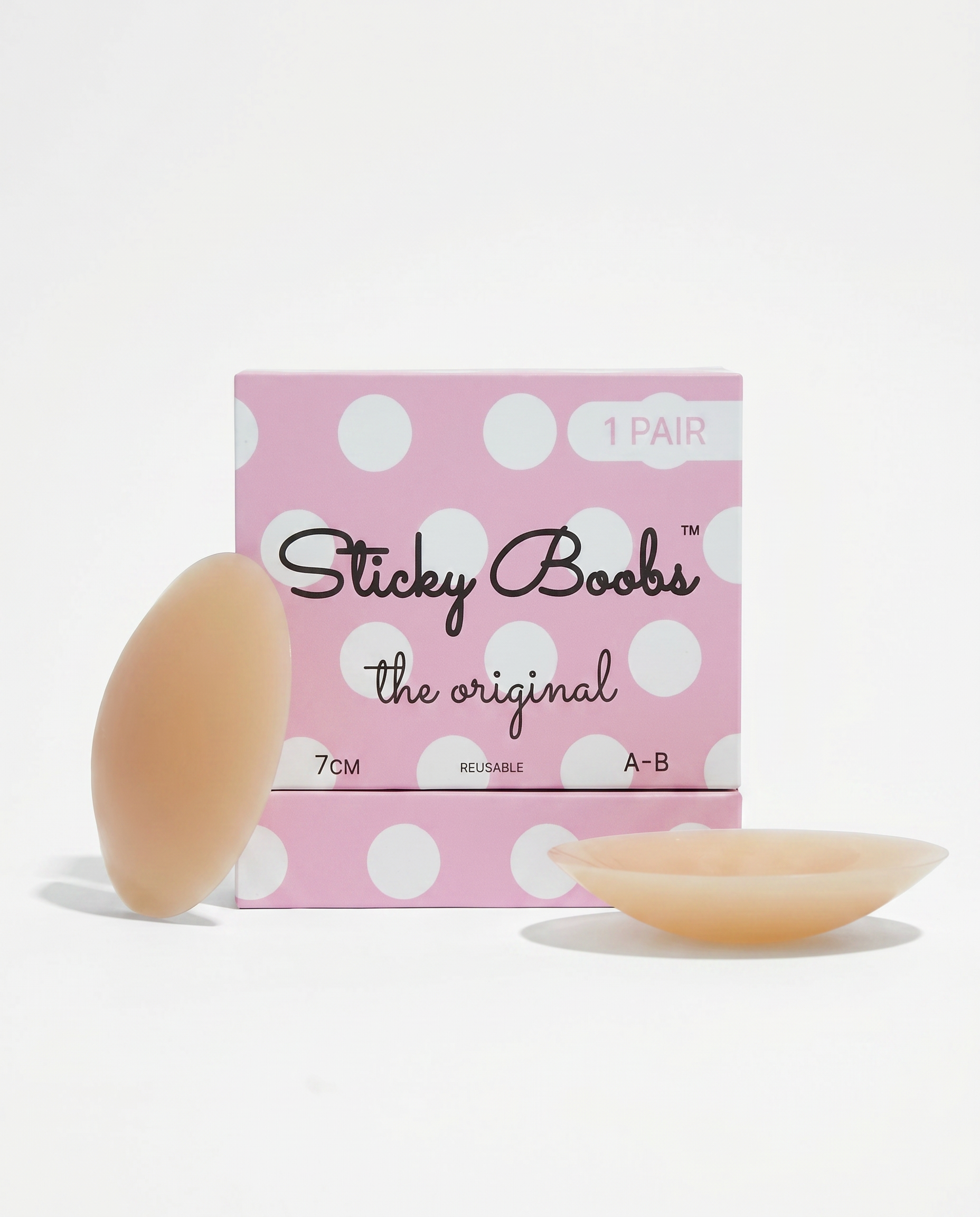 The Original Sticky Boobs Tan Cup Size A-B