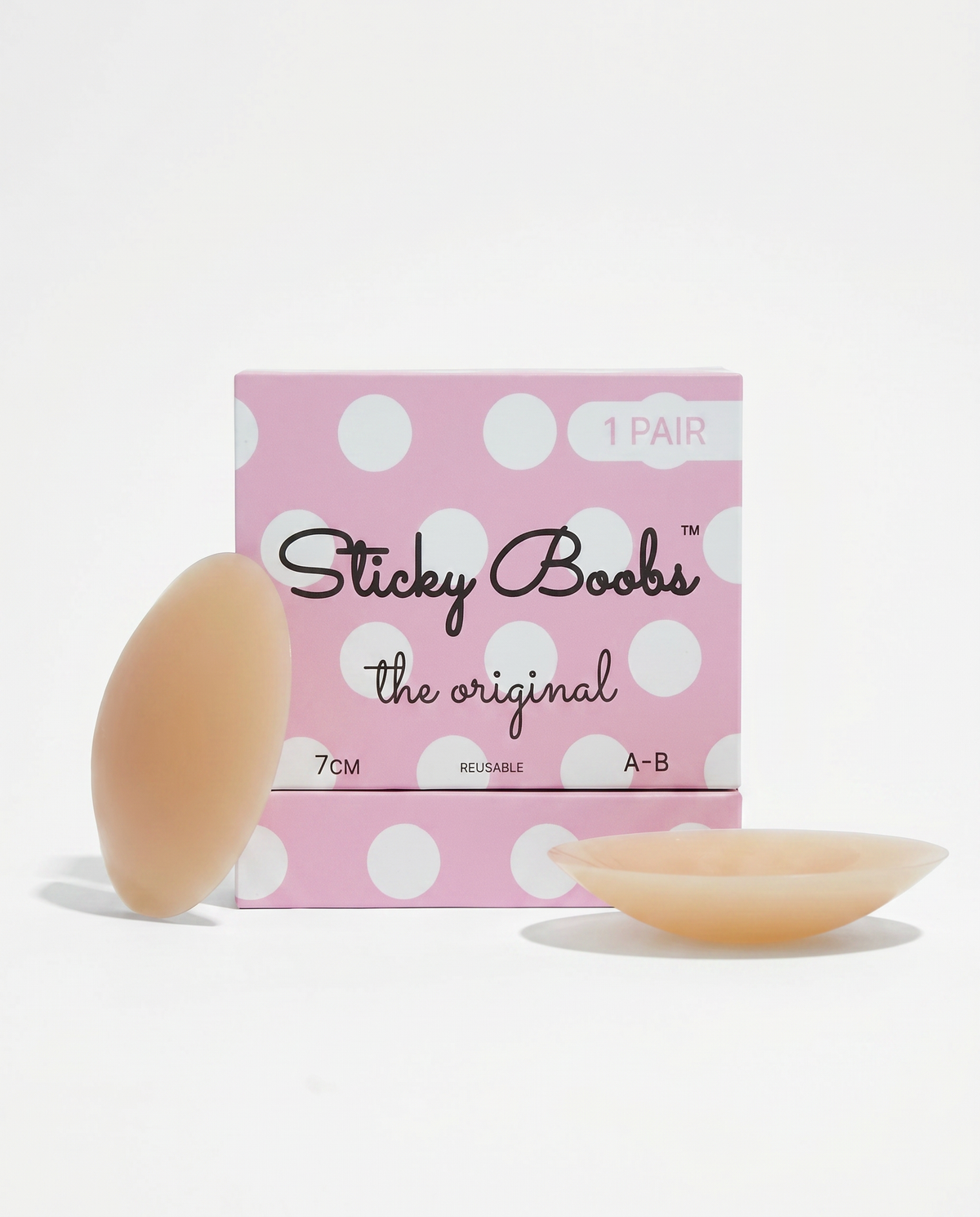 The Original Sticky Boobs Tan Cup Size A-B