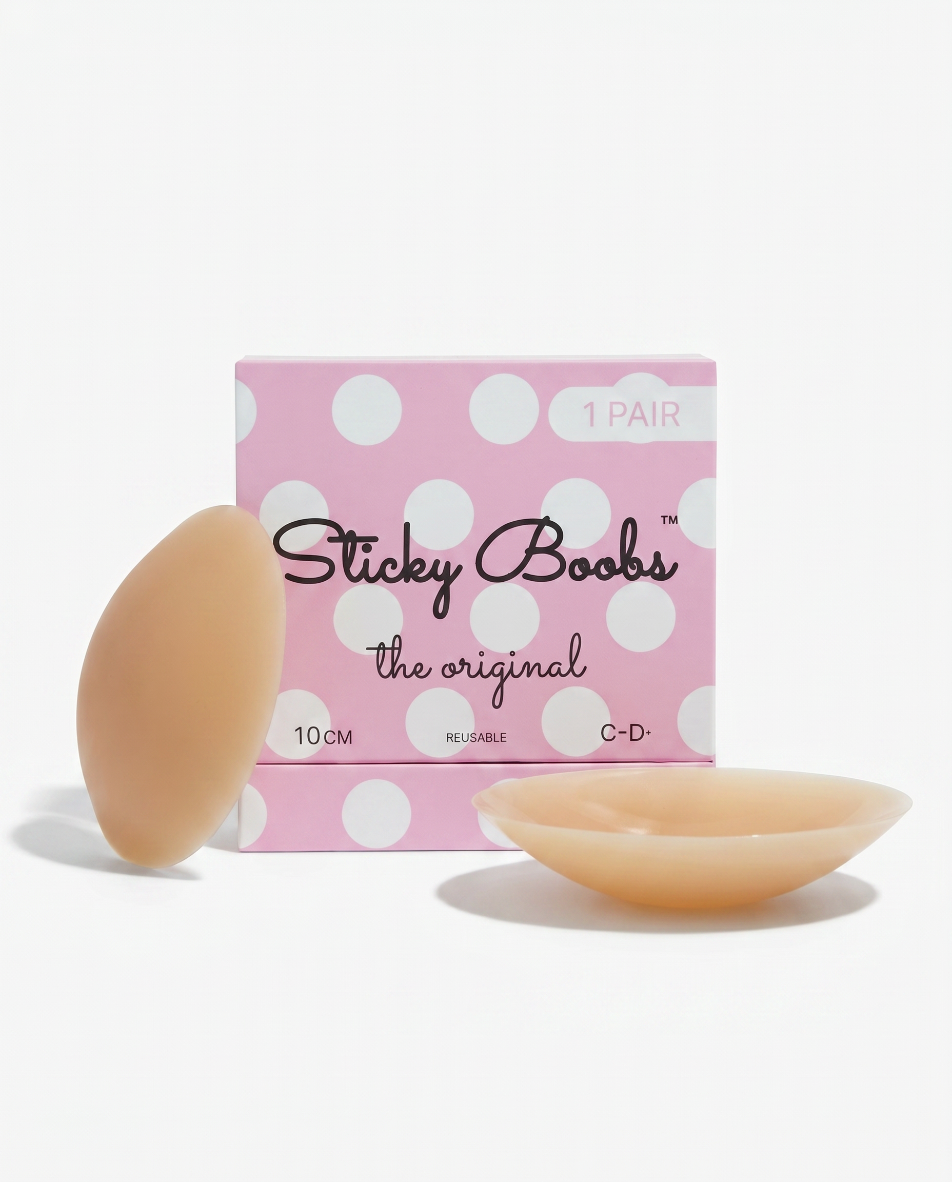 The Original Sticky Boobs Tan Cup Size C-D+
