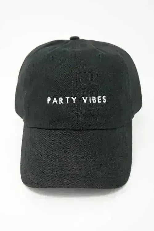Bride Vibes | Drunk Vibes | Party Vibes - Bachelorette party dad hats Black - Party Vibes