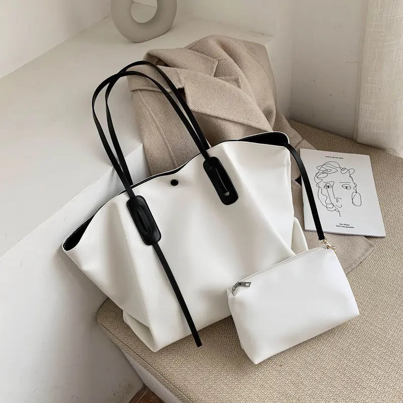 Women's Fashion One Shoulder Handbag White