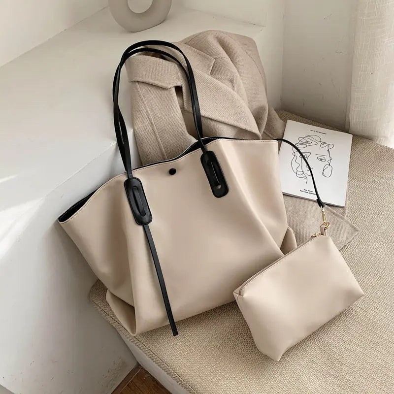 Women's Fashion One Shoulder Handbag Khaki