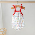 Colorful Claws Organic Cotton Crawfish Shoulder-Tie Onesie 12 24 months