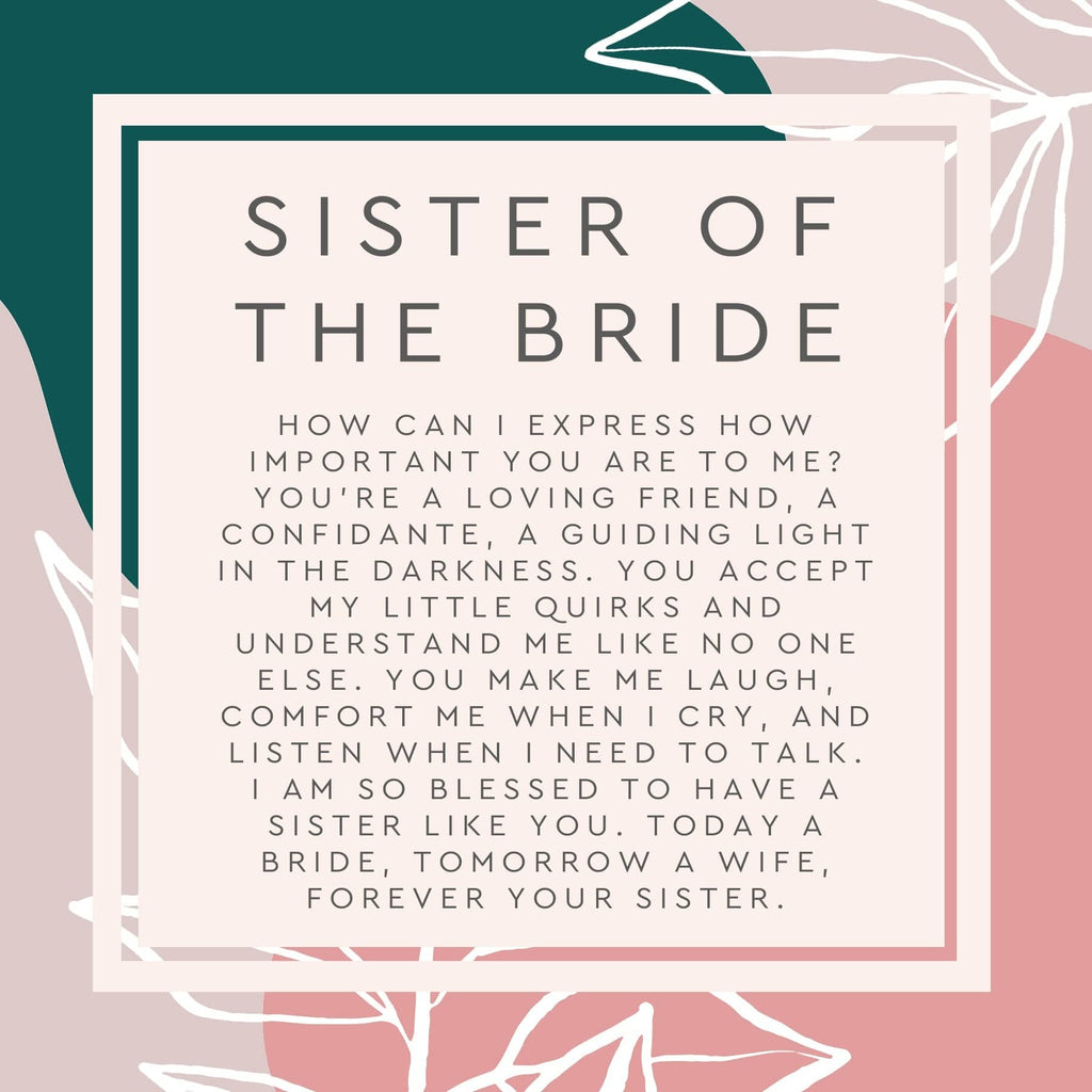 Sister of the Bride Spa Gift Box