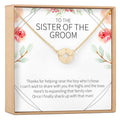 Sister of the Groom Necklace Gold