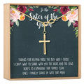 Sister of the Groom Necklace Gold
