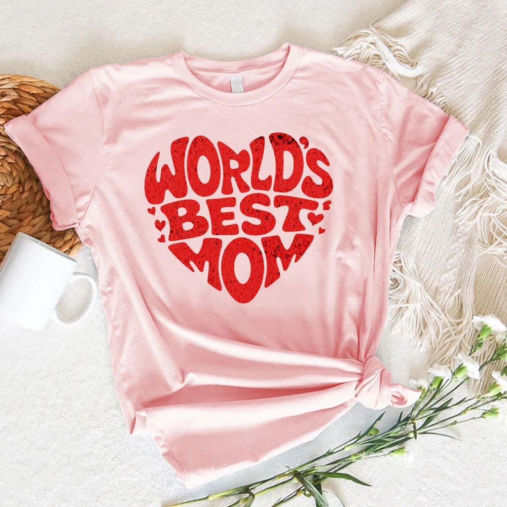 World's Best Mom T-Shirts – Cute, Funny & Stylish Designs for Super Moms Pink