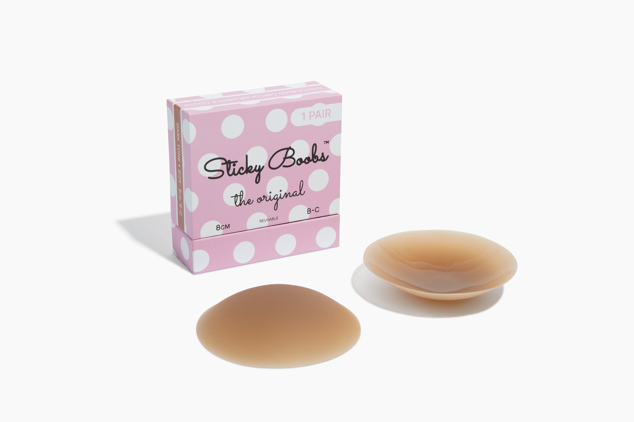 The Original Sticky Boobs Dark Cup Size B-C