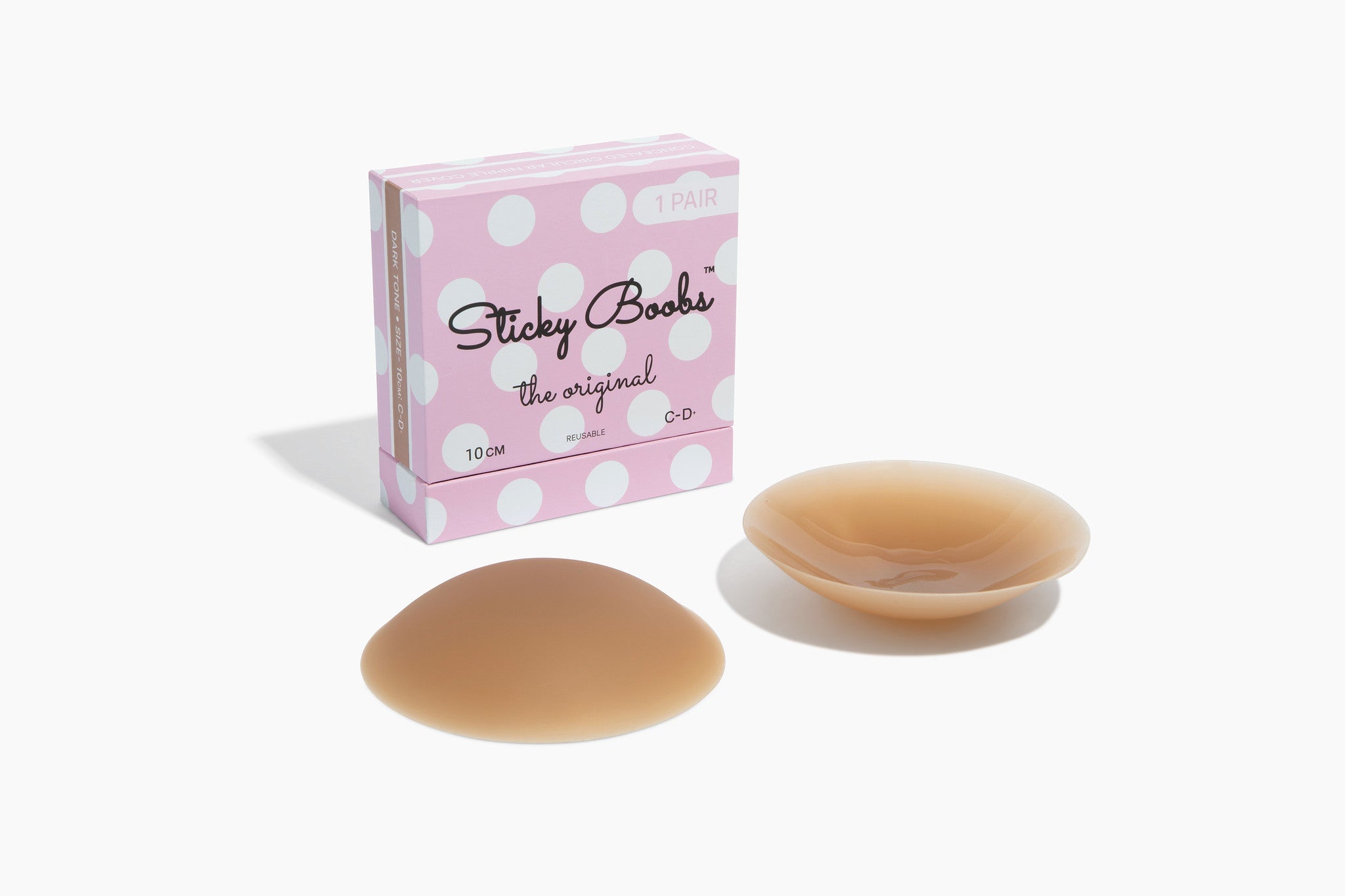 The Original Sticky Boobs Dark Cup Size C-D+