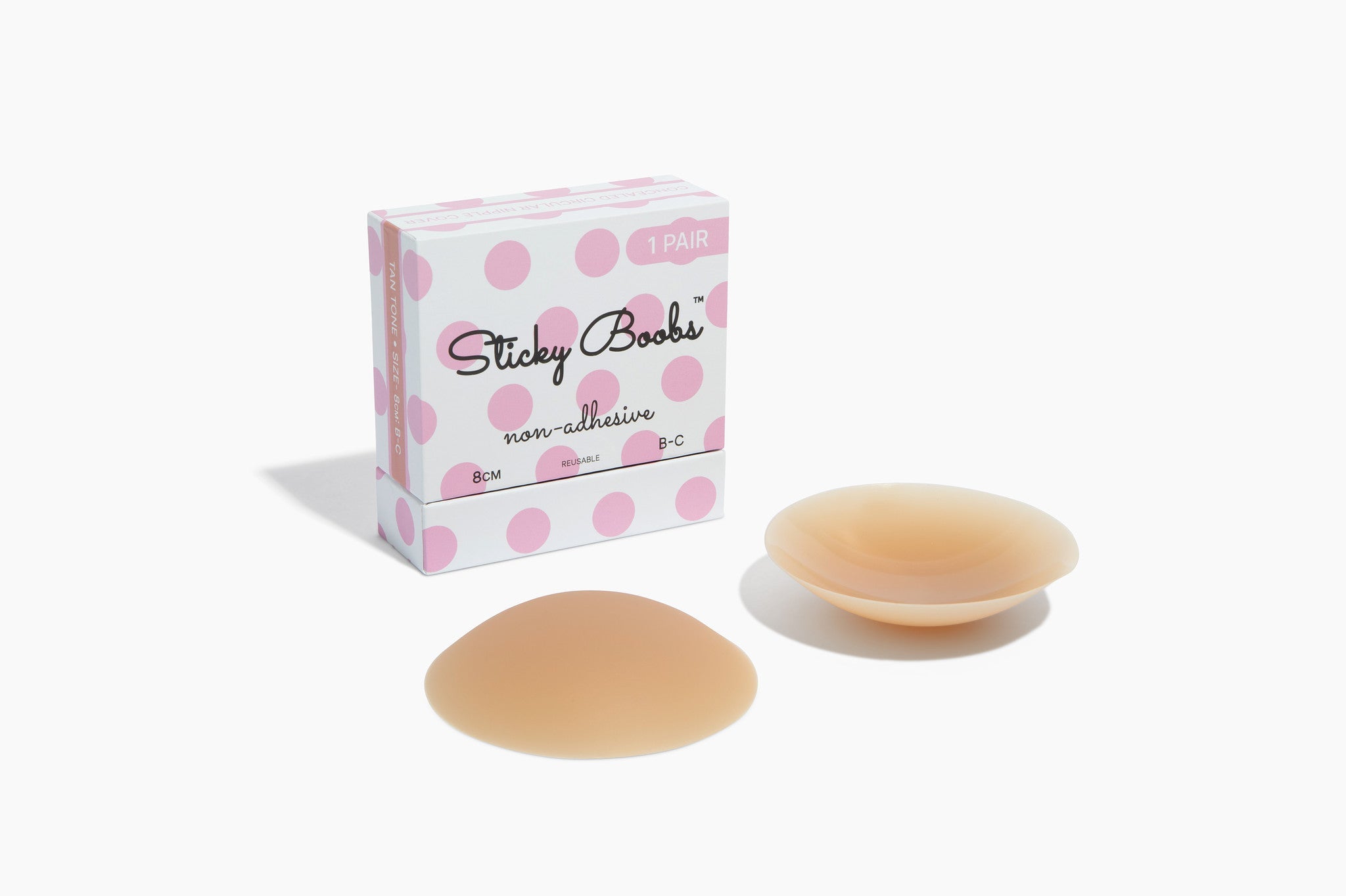 Non-Adhesive Nipple Covers Tan
