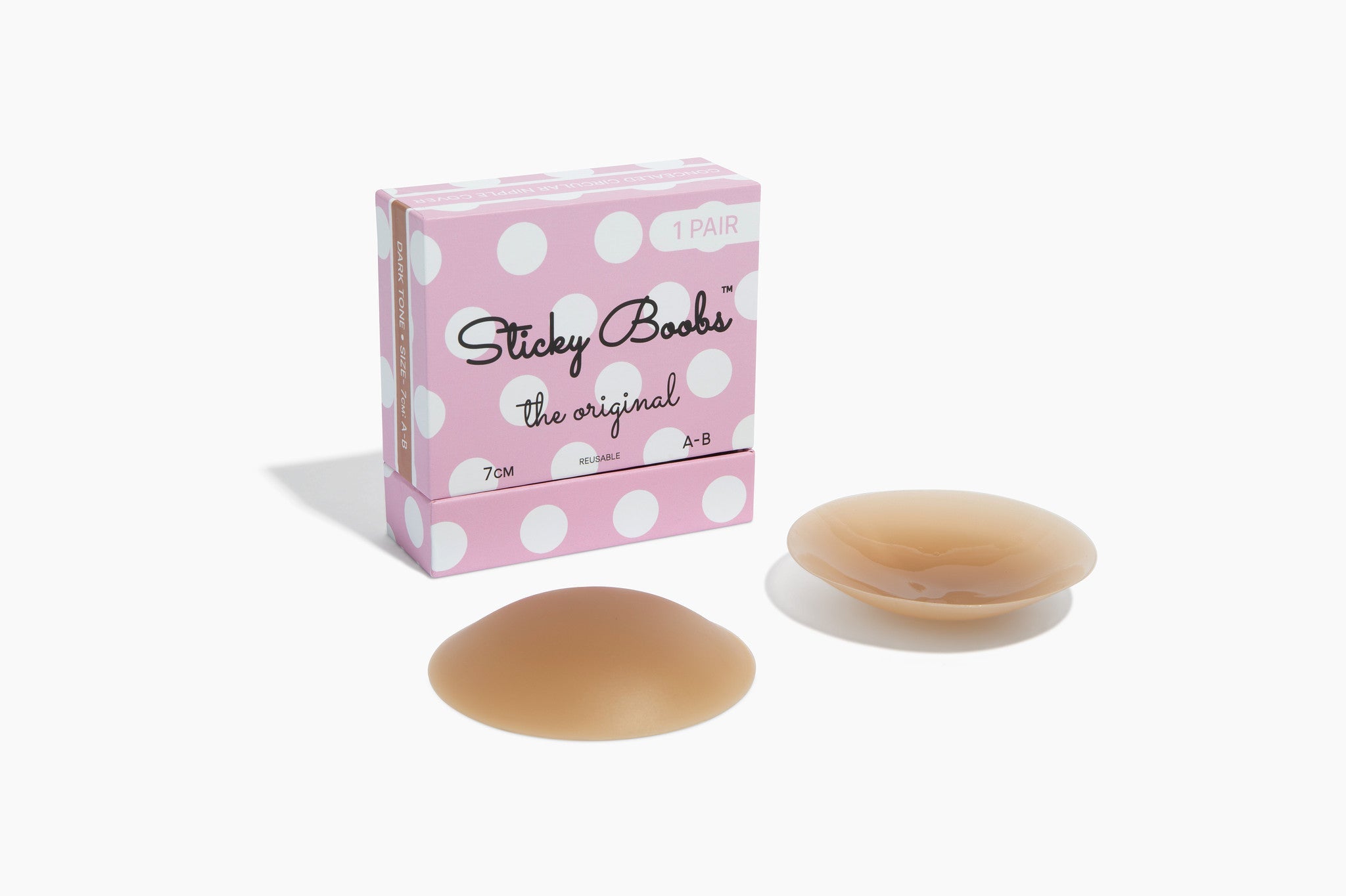 The Original Sticky Boobs Dark Cup Size A-B