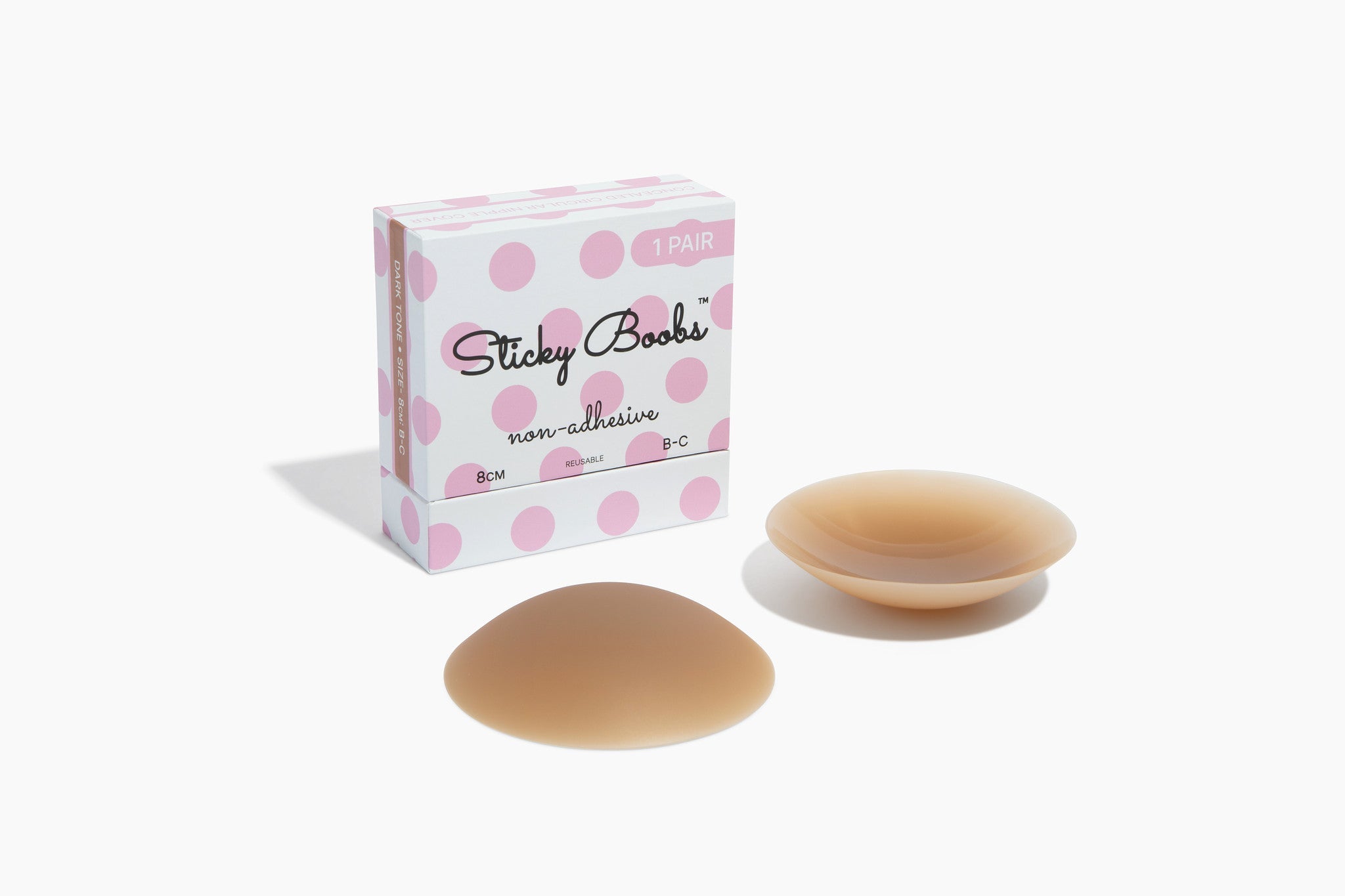 Non-Adhesive Nipple Covers Dark