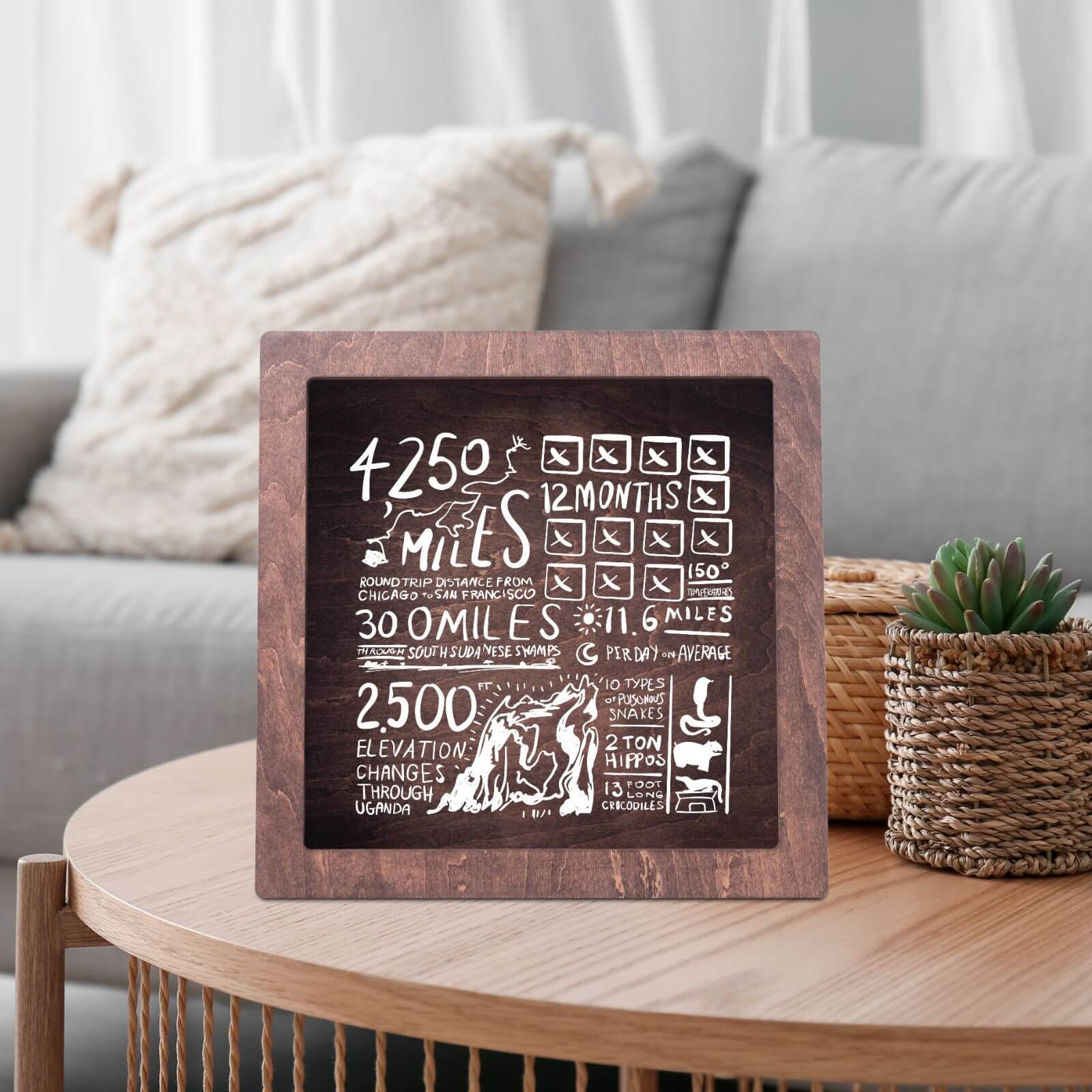 Cork Box Narural Square