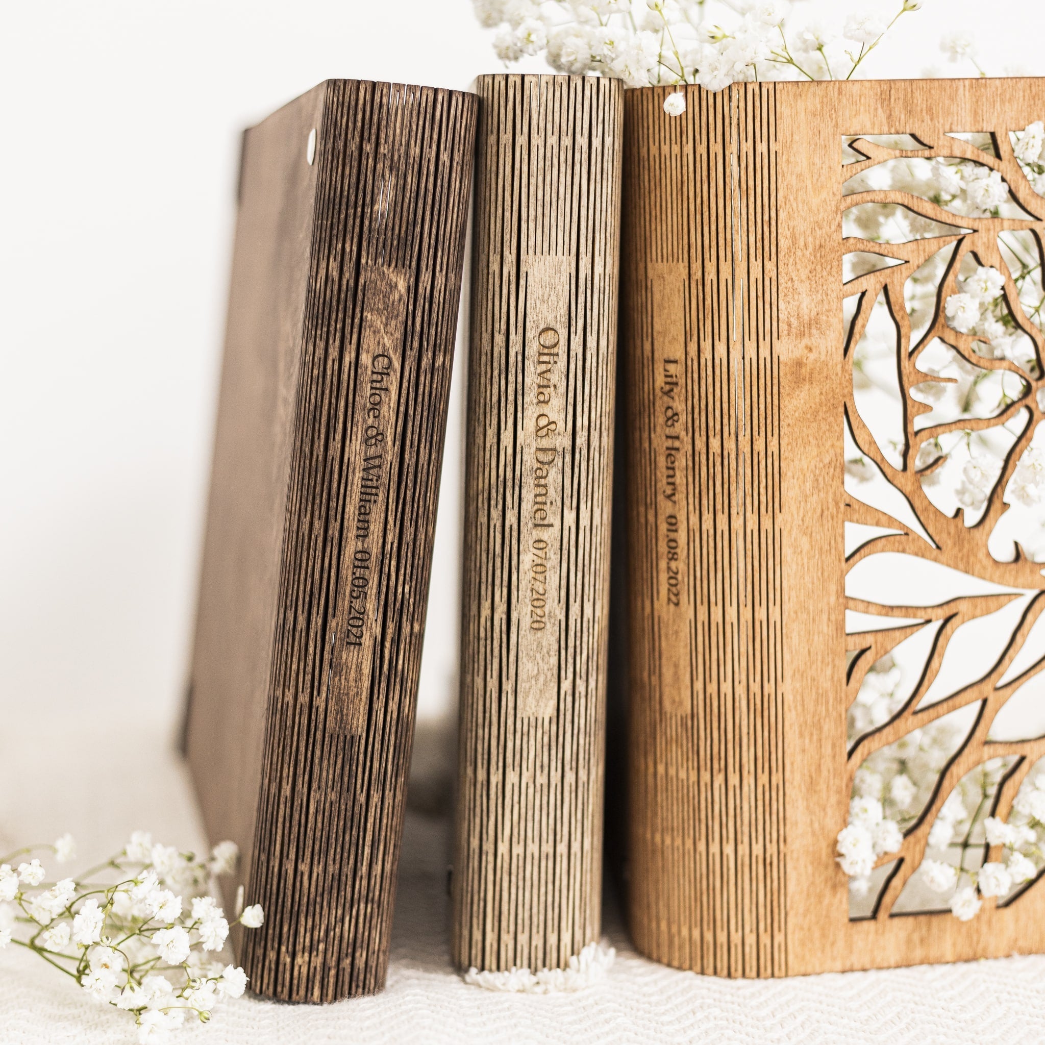 Wooden Photo Album - Crownleaf