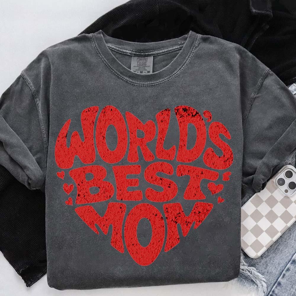 World's Best Mom T-Shirts – Cute, Funny & Stylish Designs for Super Moms Comfort Pepper